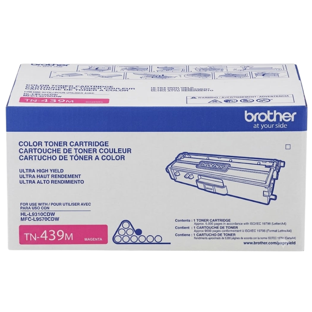 New, Pre-Owned - Brother TN-439 Extra High Yield Magenta Toner Cartridge, TN439M