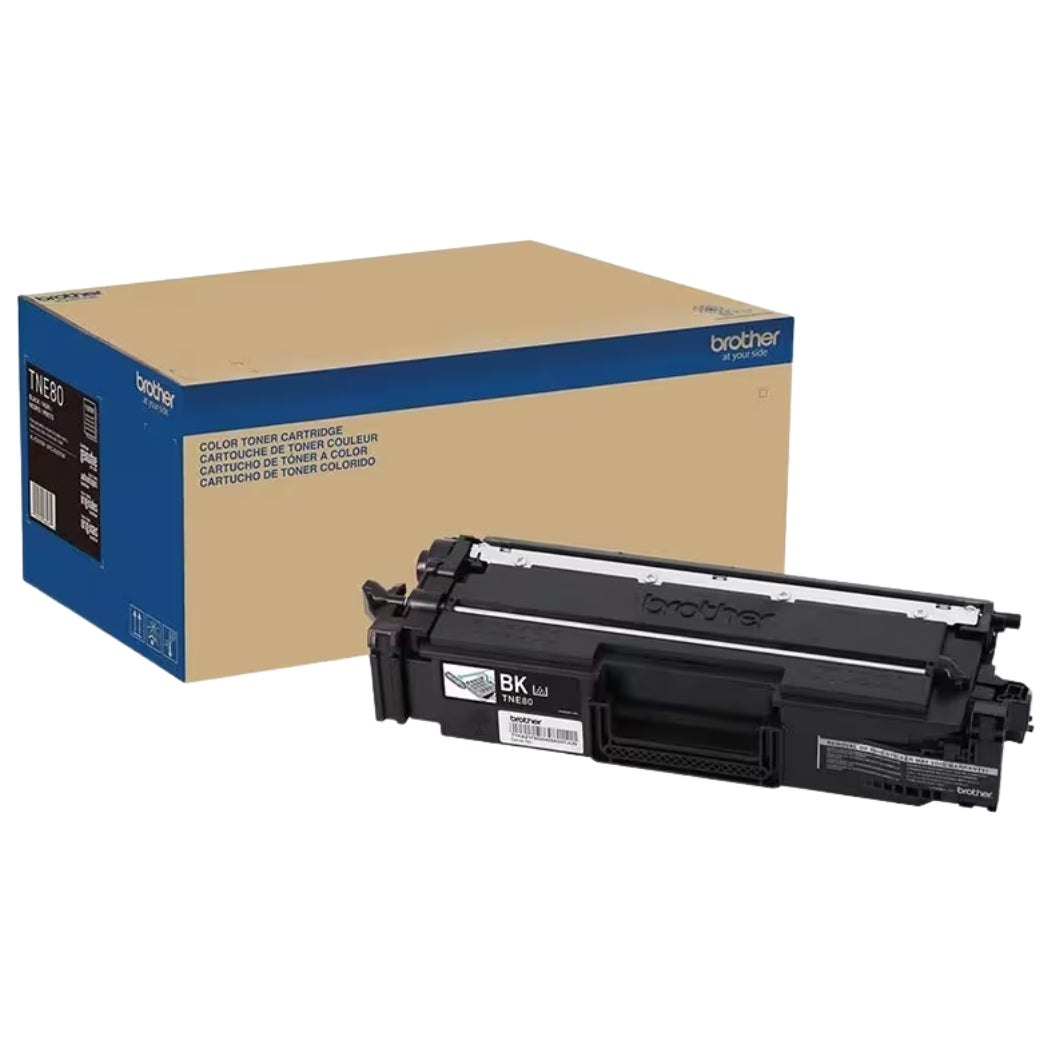 New, Pre-Owned - Brother TN-E80 Super High-Yield Black Toner Cartridge