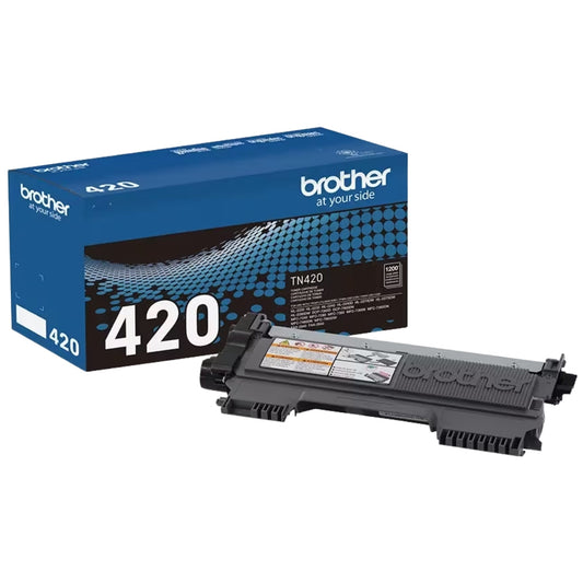 New, Pre-Owned - Brother TN420 Standard Yield Black Toner Cartridge
