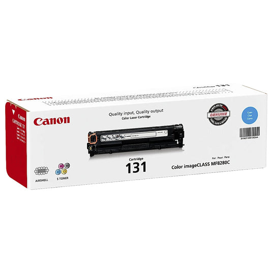 New, Pre-Owned - Canon 131 Standard-Yield Cyan Toner Cartridge, 6271B001