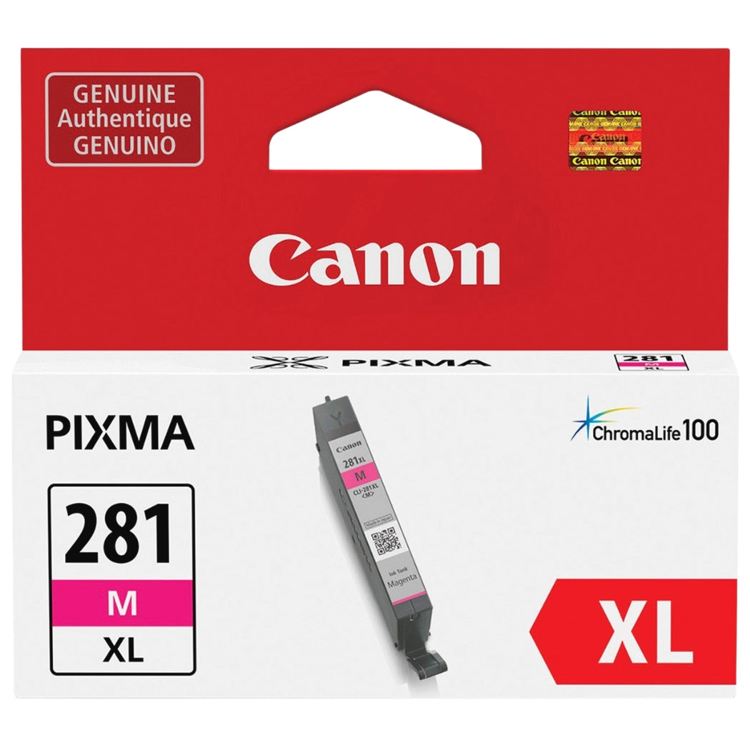 New, Pre-Owned - Canon 281XL High Yield  Magenta Ink Cartridge, CLI-281XL