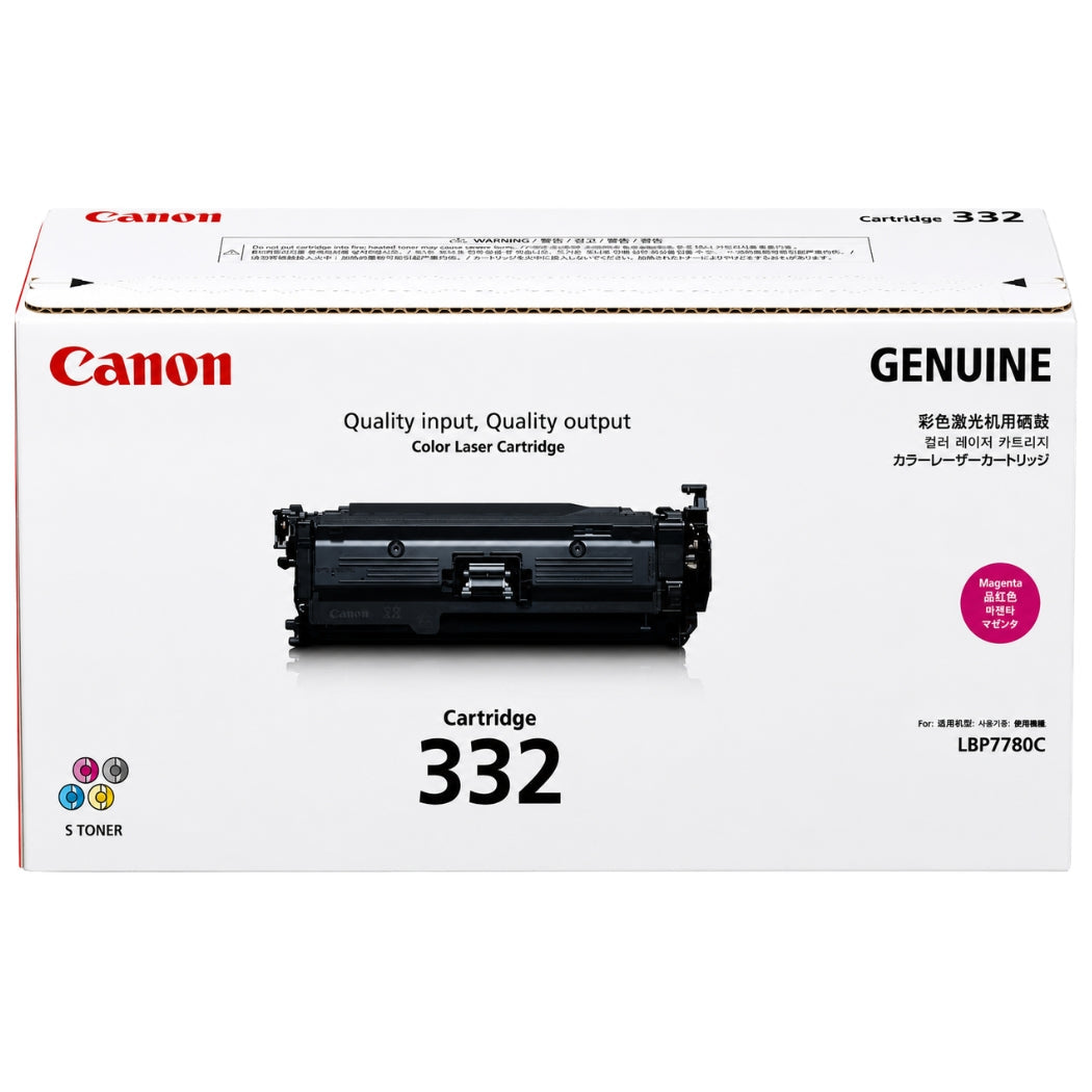 New, Pre-Owned - Canon 332 Standard Yield Magenta Toner Cartridge,6261B012