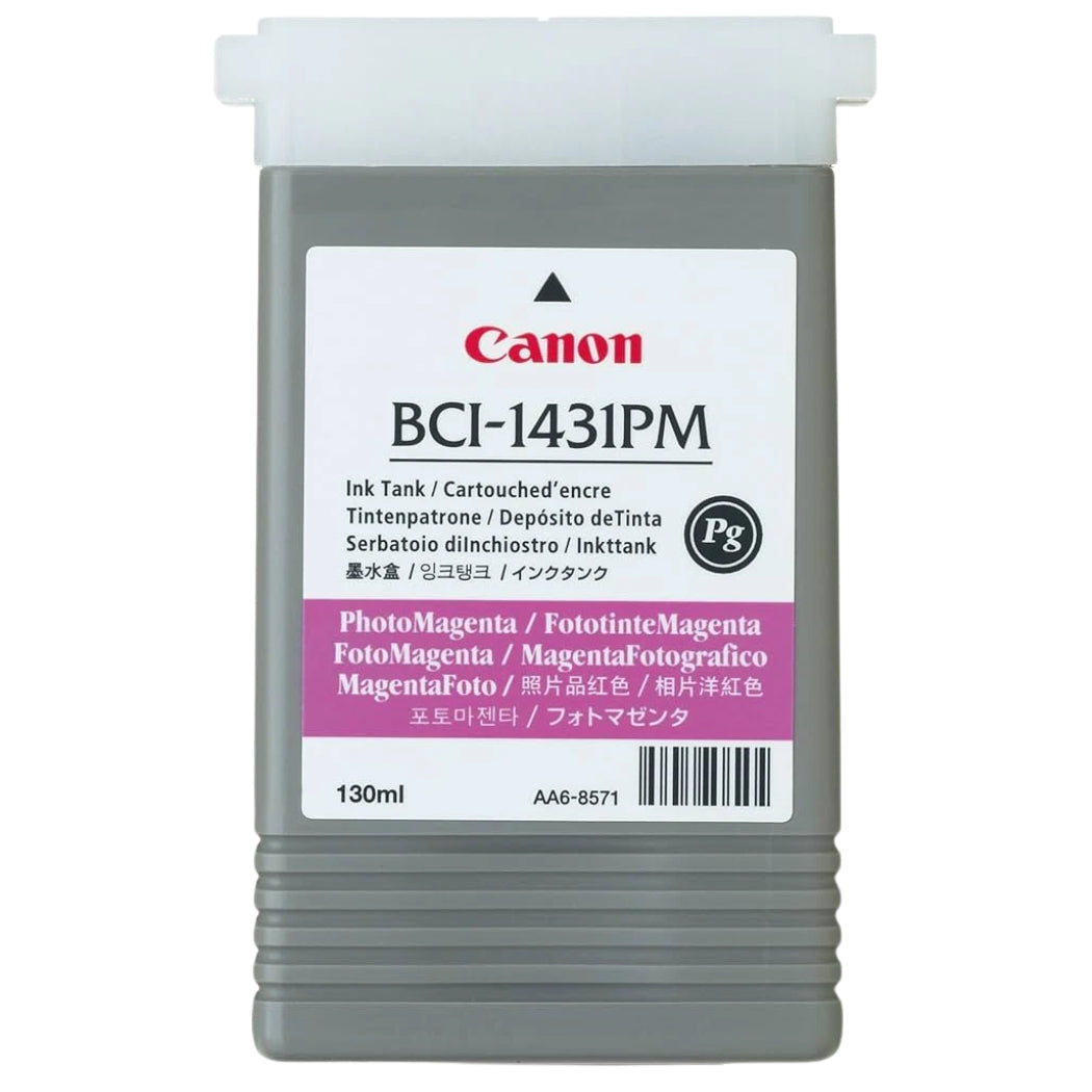 New, Pre-Owned - Canon BCI-1431PM Photo Magenta Inkjet Cartridge, 8974A001AA