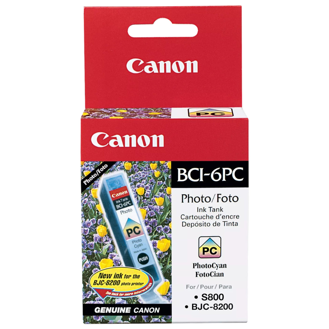 New, Pre-Owned - Canon BCI-6 Photo Cyan Ink Cartridge