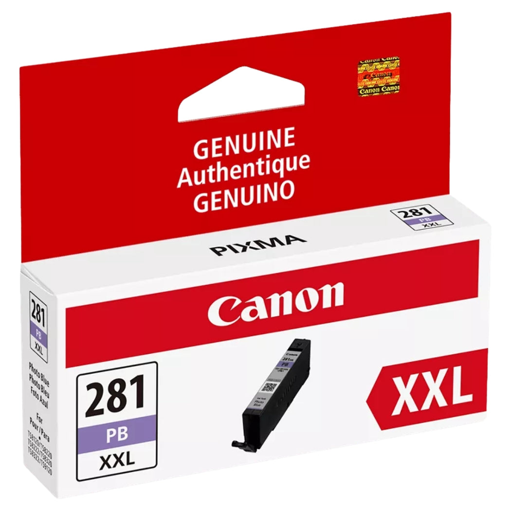 New, Pre-Owned - Canon CLI-281XXL Extra High Yield Photo Blue Ink Cartridge