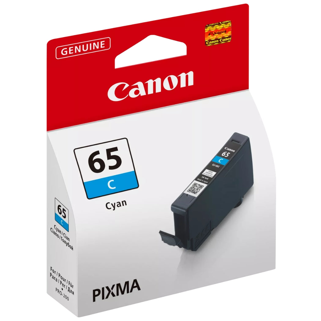 New, Pre-Owned - Canon CLI-65 Standard Yield Cyan Ink Cartridge, 4216C002