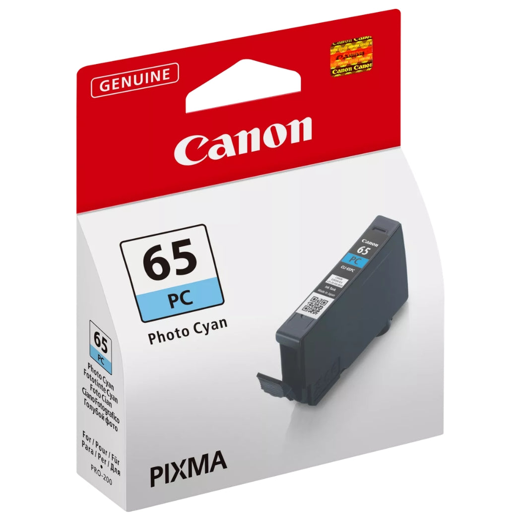 New, Pre-Owned - Canon CLI-65 Standard Yield Photo Cyan Ink Cartridge, 4220C001