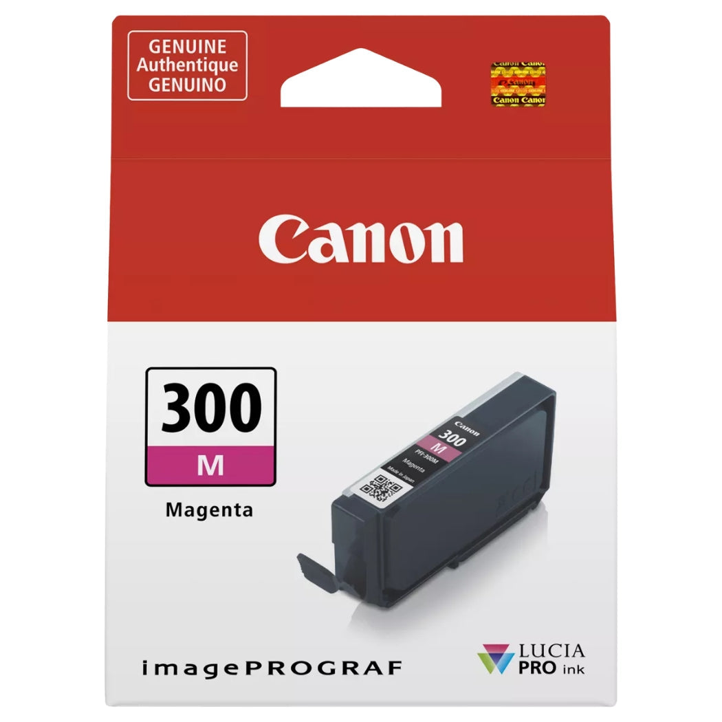 New, Pre-Owned - Canon PFI-300 Standard Yield Photo Magenta Ink Cartridge, 4195C002
