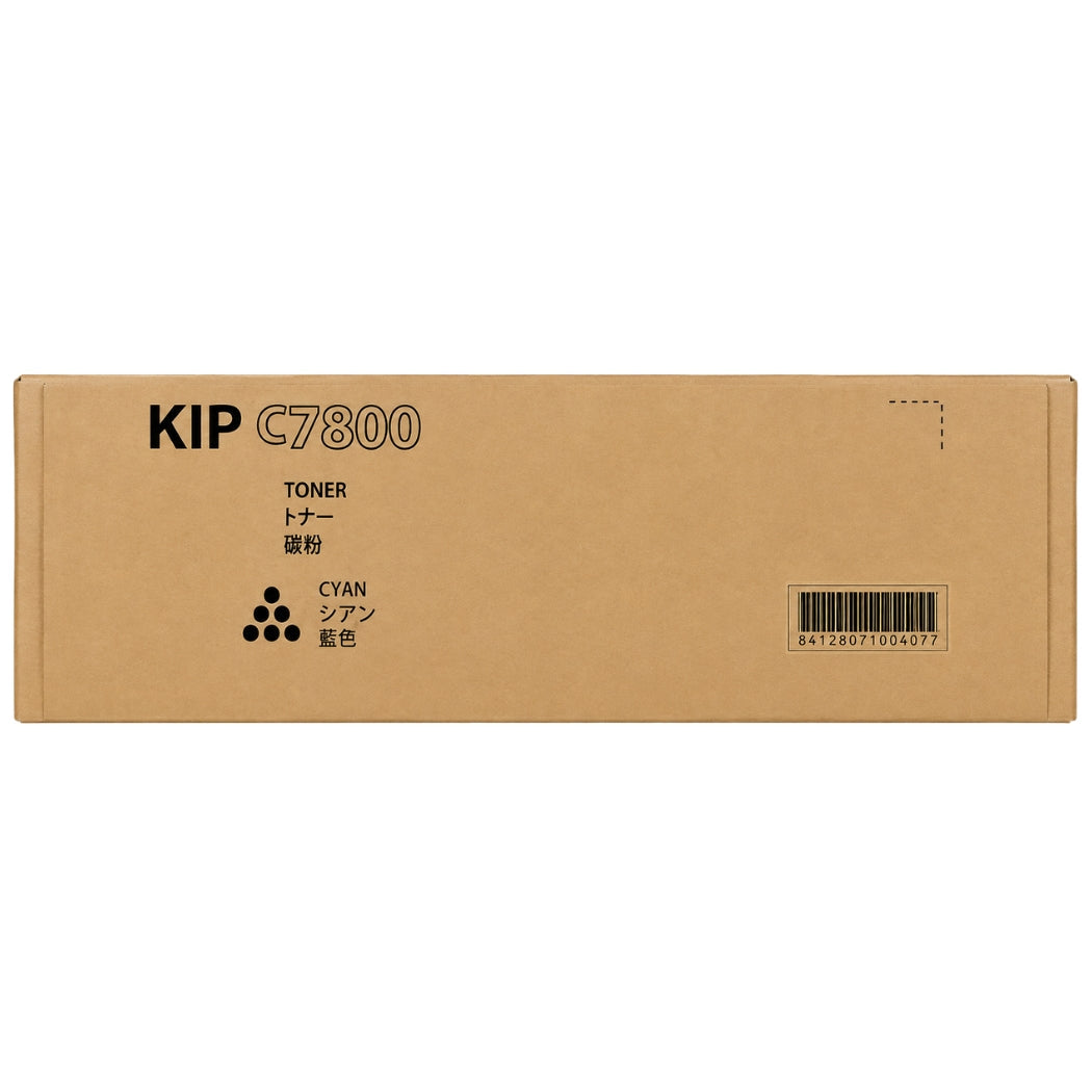 New, Pre-Owned - Konica Minolta KIP C7800 High Yield Cyan Toner Cartridge, SUP7800-103C
