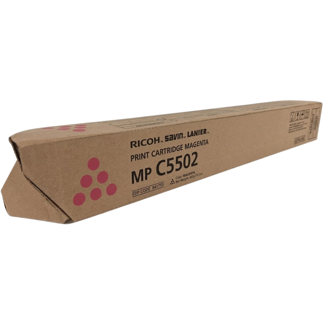 New, Pre-Owned - Ricoh MPC5502 Standard Yield Magenta Toner Cartridge, 841753