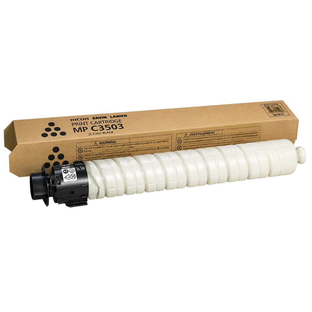 New, Pre-Owned - Ricoh MP C3503 High Yield Black Toner Cartridge, 841813