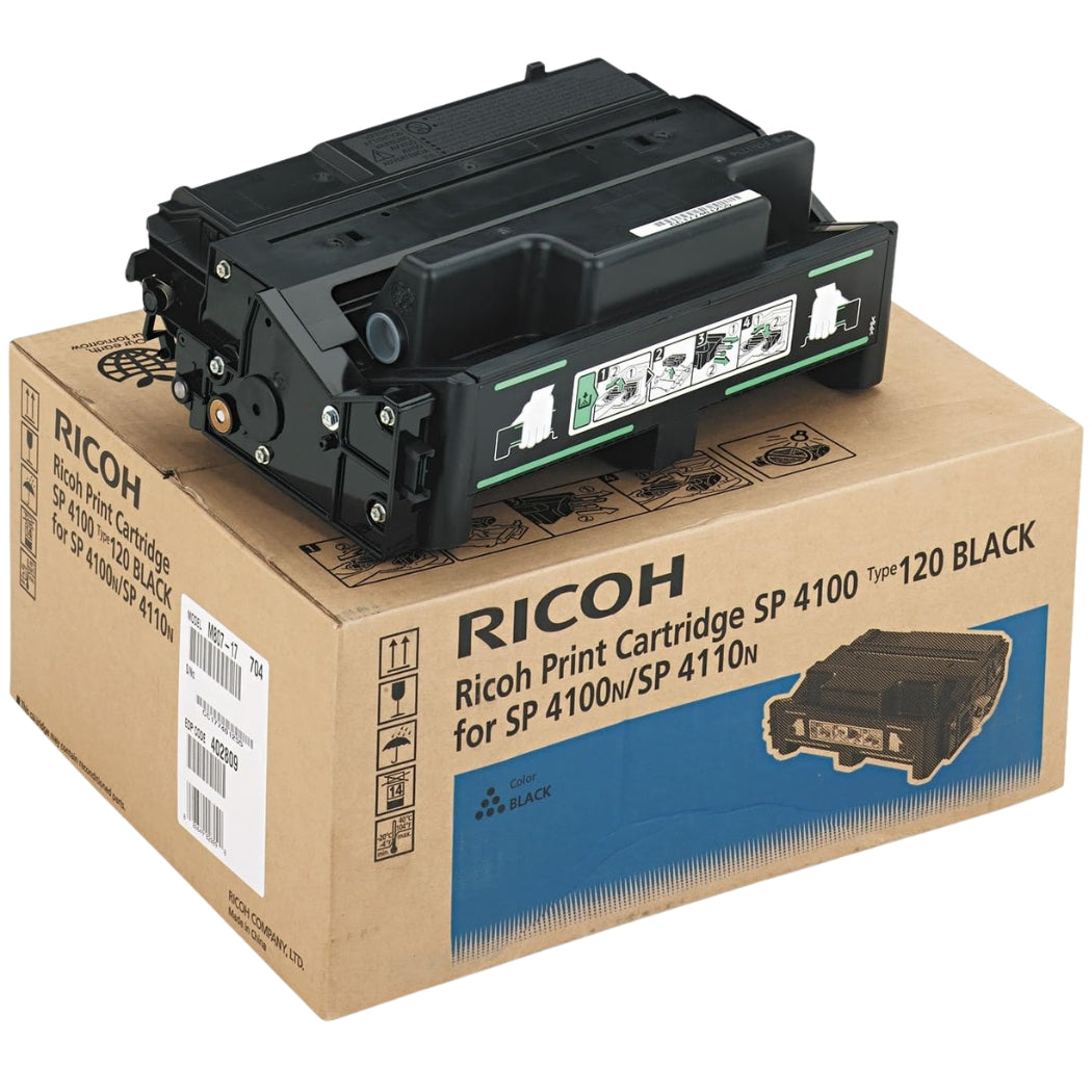 New, Pre-Owned - Ricoh SP 4100 TYPE 120 High Yield Black Toner Cartridge, 406997