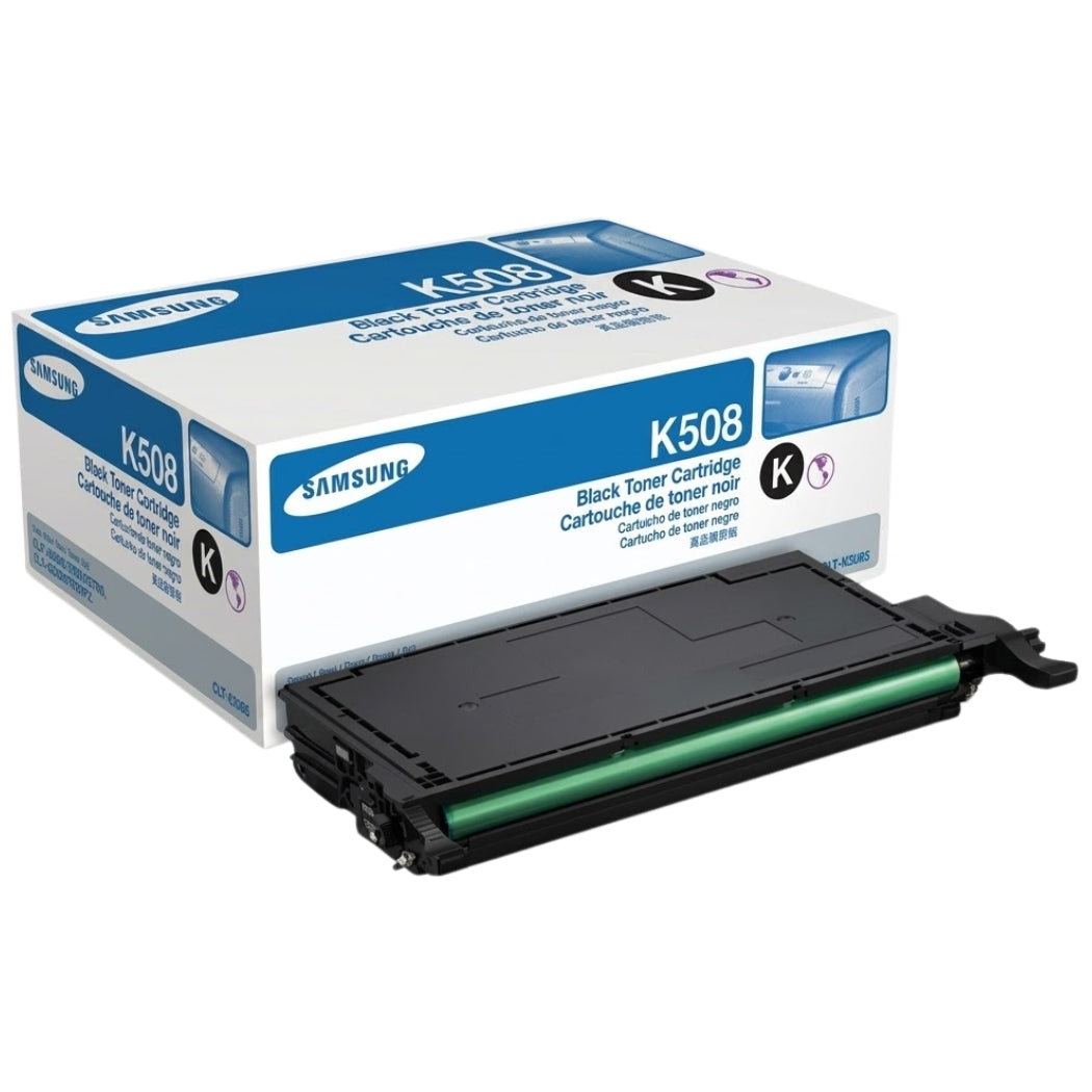 New, Pre-Owned - Samsung K508S Standard Yield Black Toner Cartridge, CLT-K508S