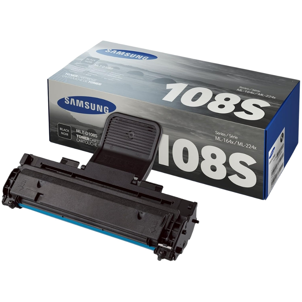 New, Pre-Owned - Samsung MLT-108S Standard Yield  Black Toner Cartridge