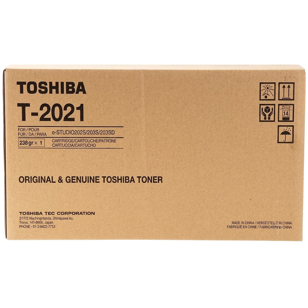 New, Pre-Owned - Toshiba T-2021 Standard Yield Black Toner Cartridge