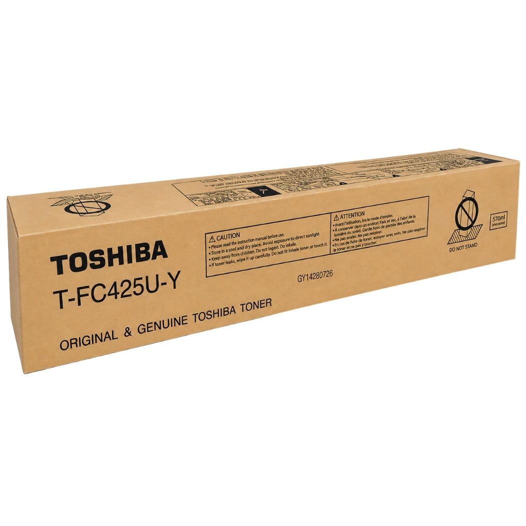 New, Pre-Owned - Toshiba T-FC425U-Y High Yield Yellow Toner Cartridge