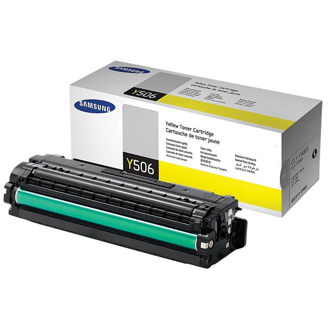 New, Pre-Owned - Samsung Samsung Y506S Standard Yield Yellow Toner Cartridge, CLT-Y506S