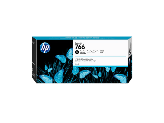 Original HP 766 High Yield Photo Black 300ml Ink Cartridge