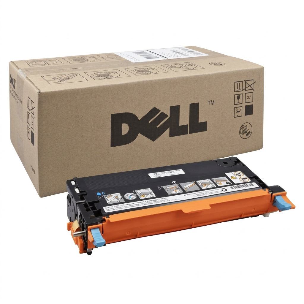 New, Pre-Owned, Original Dell 3110cn/3115cn High Yield Cyan Toner Cartridge, PF029