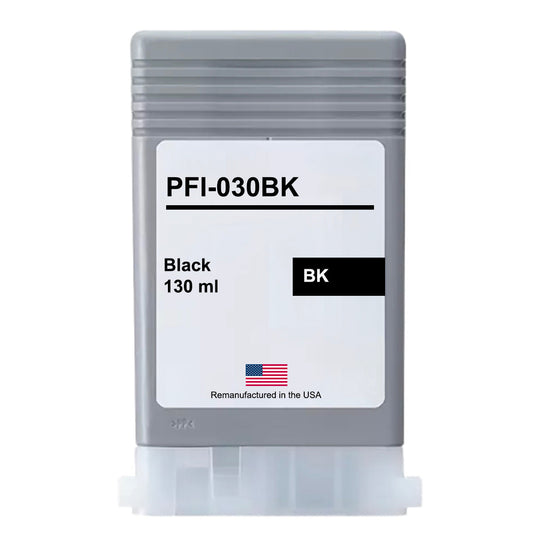 U.S. Remanufactured for Canon PFI-030 130mL Black