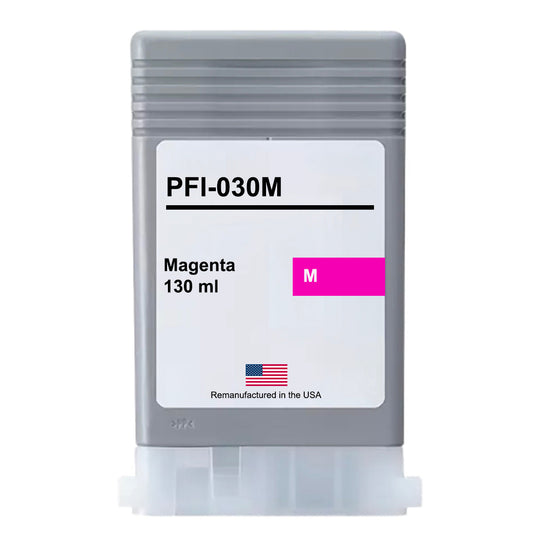 U.S. Remanufactured for Canon PFI-030 130mL Magenta