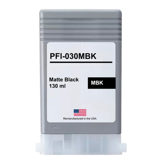 U.S. Remanufactured for Canon PFI-030 130mL Matte Black
