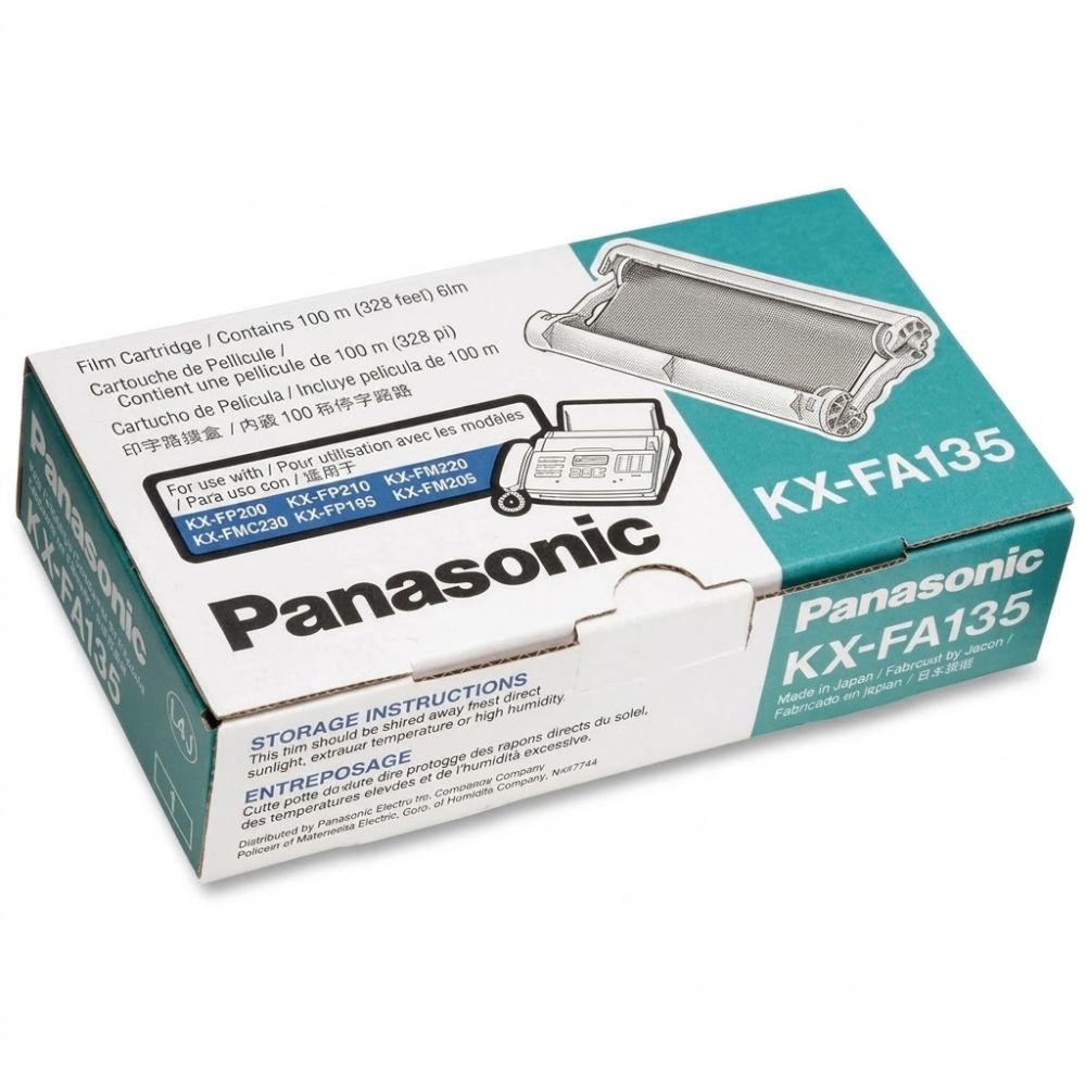 New, Pre-Owned - Panasonic KX-FA135 OEM Black Fax Cartridge with Roll