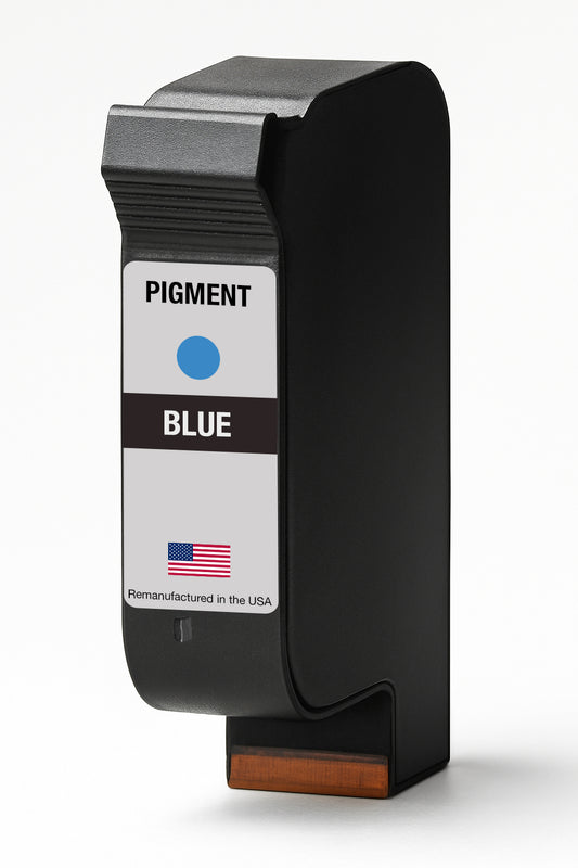 U.S. Remanufactured TIJ Pigment Blue Thermal Inkjet Cartridge