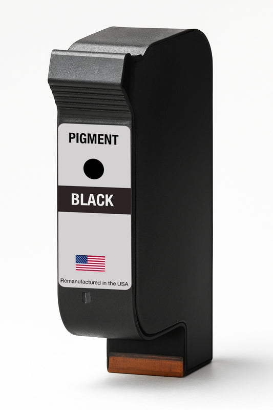 U.S. Remanufactured TIJ Pigment Black Thermal Inkjet Cartridge