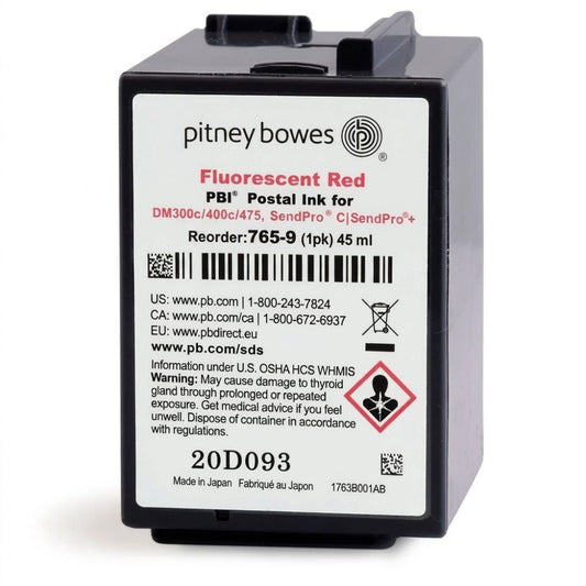 New, Pre-Owned - Pitney Bowes 765-9 Ink Cartridge
