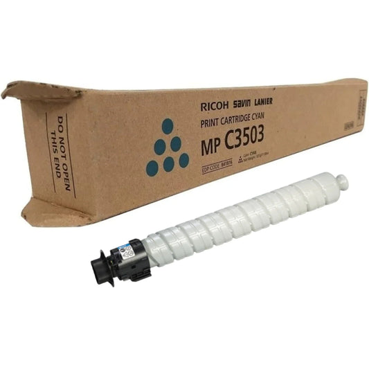 Genuine Ricoh MP C3503 Standard-Yield Cyan Toner Cartridge
