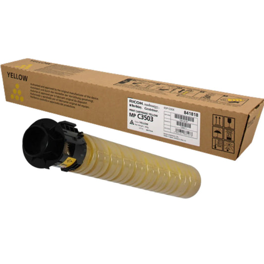 Genuine Ricoh MP C3503 Standard-Yield Yellow Toner Cartridge