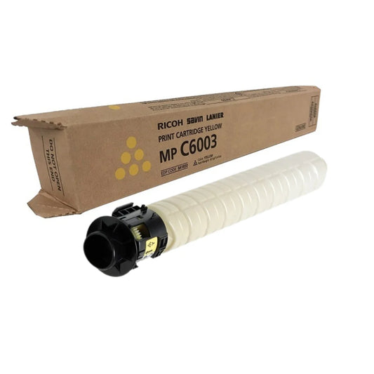 Genuine Ricoh MP C6003 Standard Yield Yellow Toner Cartridge