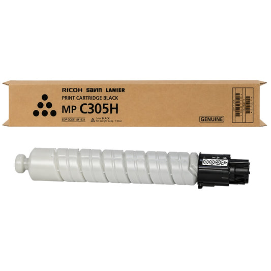 New, Pre-Owned - Ricoh MP C305H Black Toner Cartridge, 841621