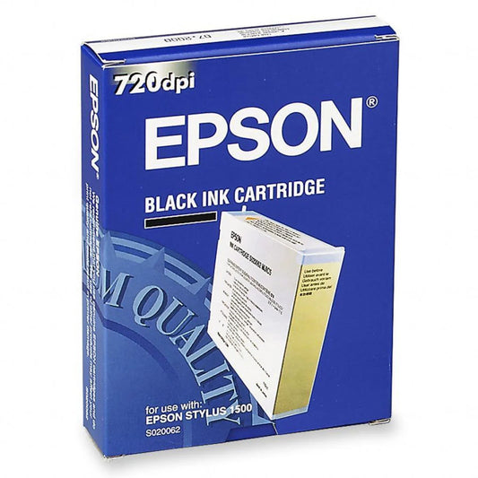 Genuine Epson S020062 Standard Yield Black Inkjet Cartridge