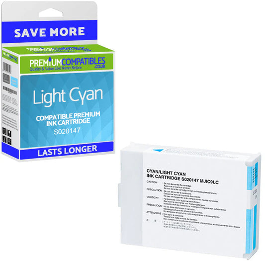 Genuine Epson S020147 Standard-Yield Light Cyan Inkjet Cartridge