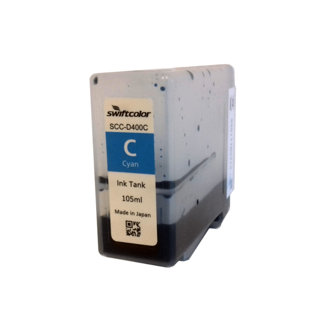 Original SwiftColor SCL-D400C High Yield Cyan Ink Cartridge, SCLD400C