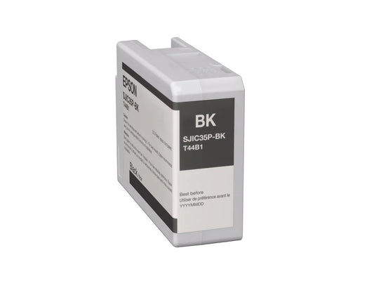 Original Epson SJIC35P-BK High-Yield Gloss Black Ink Cartridge