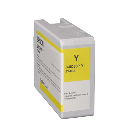 Original Epson SJIC35P-Y High-Yield Yellow Ink Cartridge