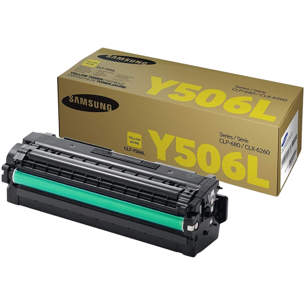 New, Pre-Owned - Samsung  Y506L High Yield Yellow Toner Cartridge, CLT-Y506L
