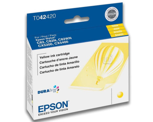 Epson T042 Yellow Ink Cartridge, T042420