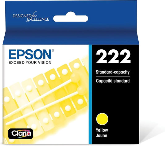 Genuine Epson T222 Yellow Claria Ink Cartridge