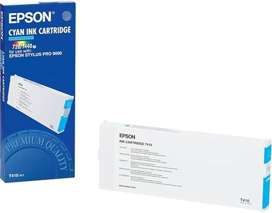 Genuine Epson T410 Standard Yield Cyan Inkjet Cartridge