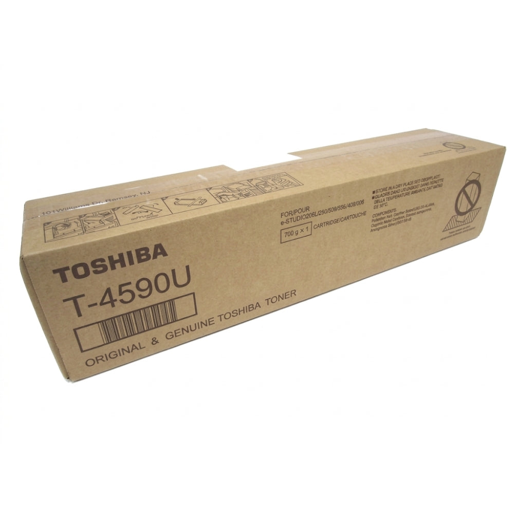 Original Toshiba T-4590U Standard Yield Black Toner Cartridge, T4590