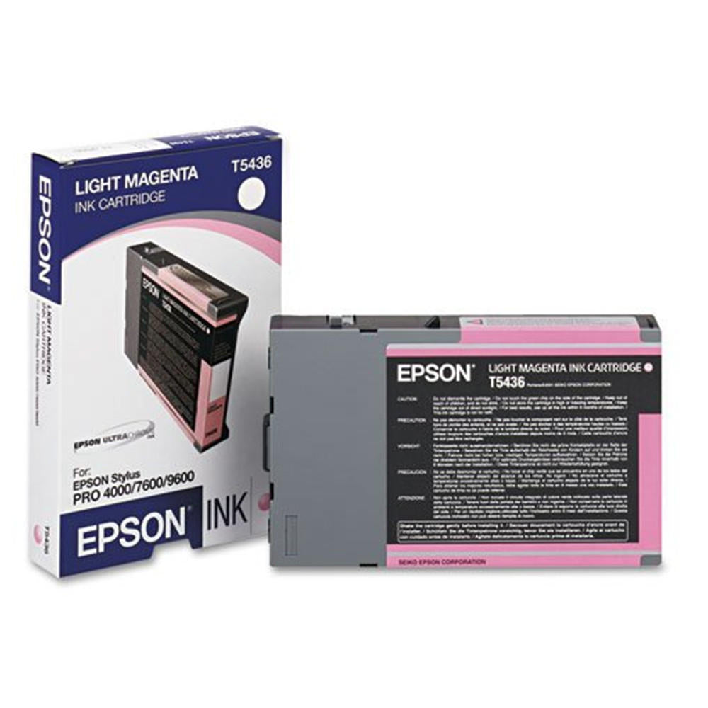 Epson T543 110ml Standard-Yield Light Magenta Ink Cartridge, T543600