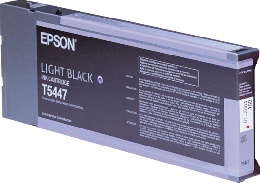 Epson T544 High Yield Light Black 220ml Ink Cartridge, T544700