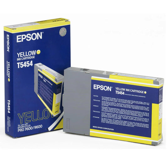 Genuine Epson T5454 110ml Yellow Photographic Dye Ink Cartridge