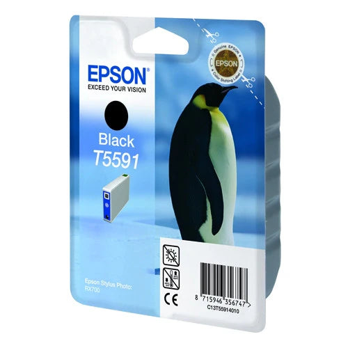 Original Epson T5591 Standard Yield Black Ink Cartridge