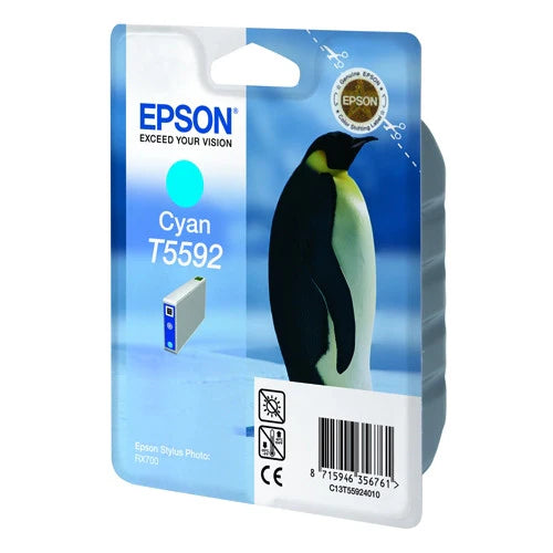 Original Epson T5596 Standard Yield Cyan Ink Cartridge