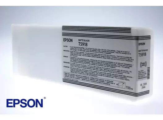 Genuine Epson T5918 Matte Black UltraChrome K3 Ink Cartridge